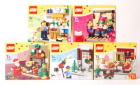 LEGO SEASONAL 40120 , 40121 , 40123 , 40124 AND 40125 SEALED