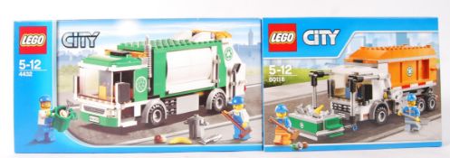 LEGO CITY BOXED SETS 60118 ' GARBAGE TRUCK ' AND 4432 ' GARBAGE TRUCK '