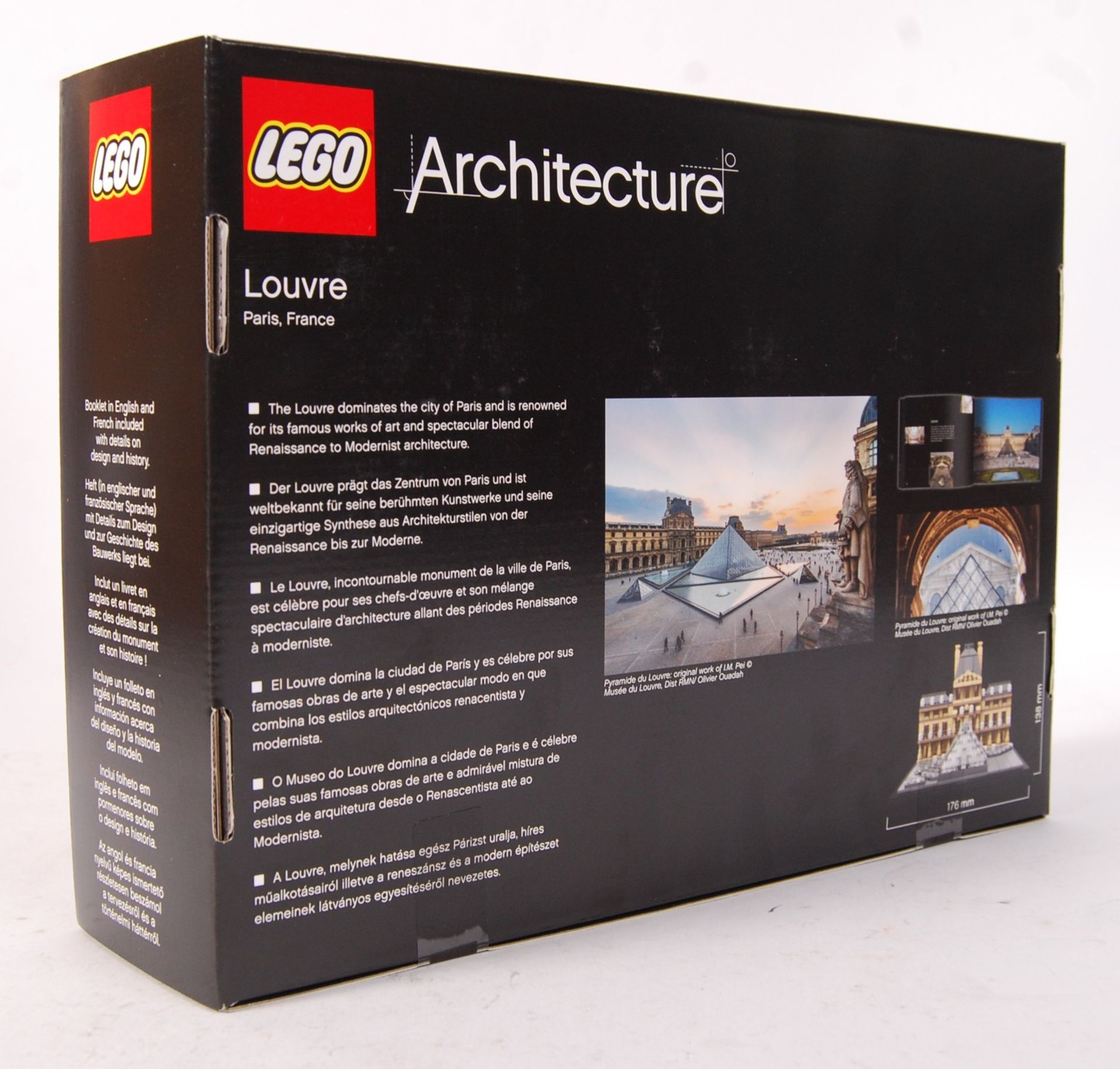 LEGO ARCHITECTURE 21024 ' LOUVRE , PARIS , FRANCE ' SEALED - Bild 2 aus 2