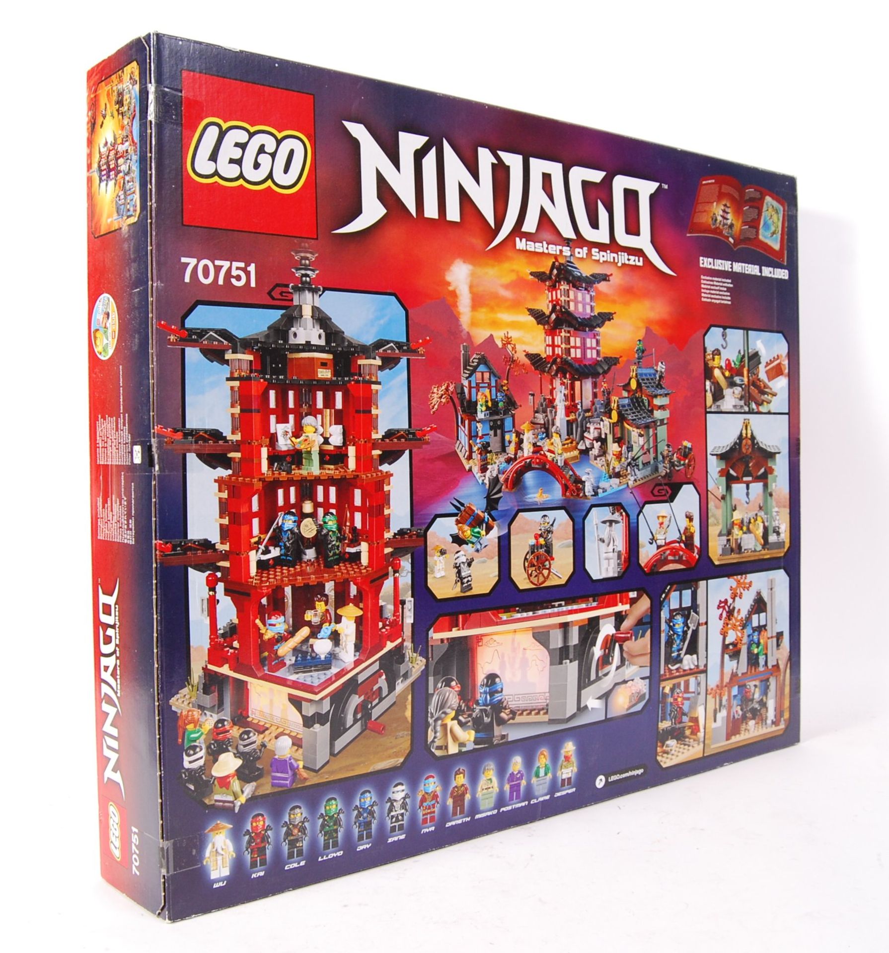 LEGO NINJAGO MASTERS OF SPINJITZU 70751 ' TEMPLE OF AIRJITZU ' BOXED SET - Bild 2 aus 3