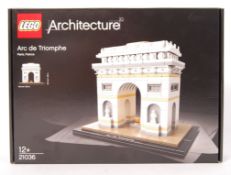 LEGO ARCHITECTURE 21036 ' ARC DE TRIOMPHE ' SEALES