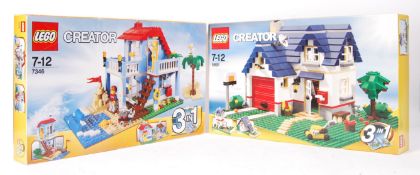 LEGO CREATOR 5891 ' APPLE TREE HOUSE ' & 7346 ' SEASIDE HOUSE ' BOXED SETS