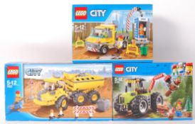 ASSORTED LEGO CITY BOXED SETS No. 60073 , No. 60181 AND No. 7631