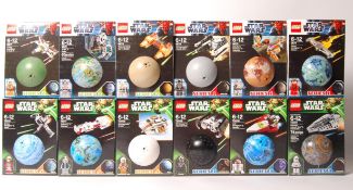 COMPLETE SET OF STAR WARS ' PLANETS ' SERIES 1-4 BOXED SEETS
