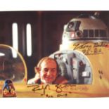 STAR WARS - OFFICIALPIX KENNY BAKER & RALPH BROWN AUTOGRAPHED PHOTO