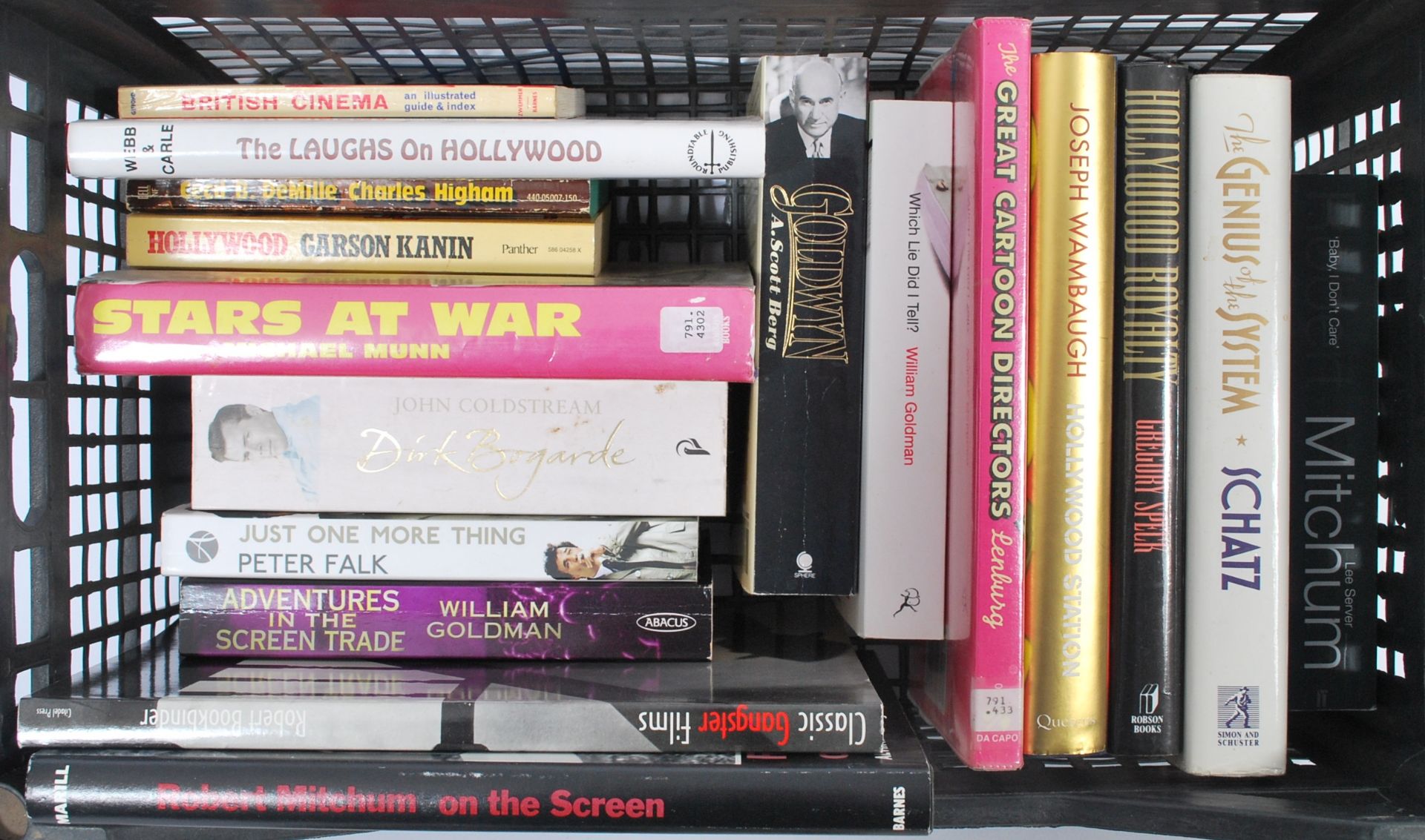 LARGE COLLECTION OF HOLLYWOOD & FILM RELATED BOOKS