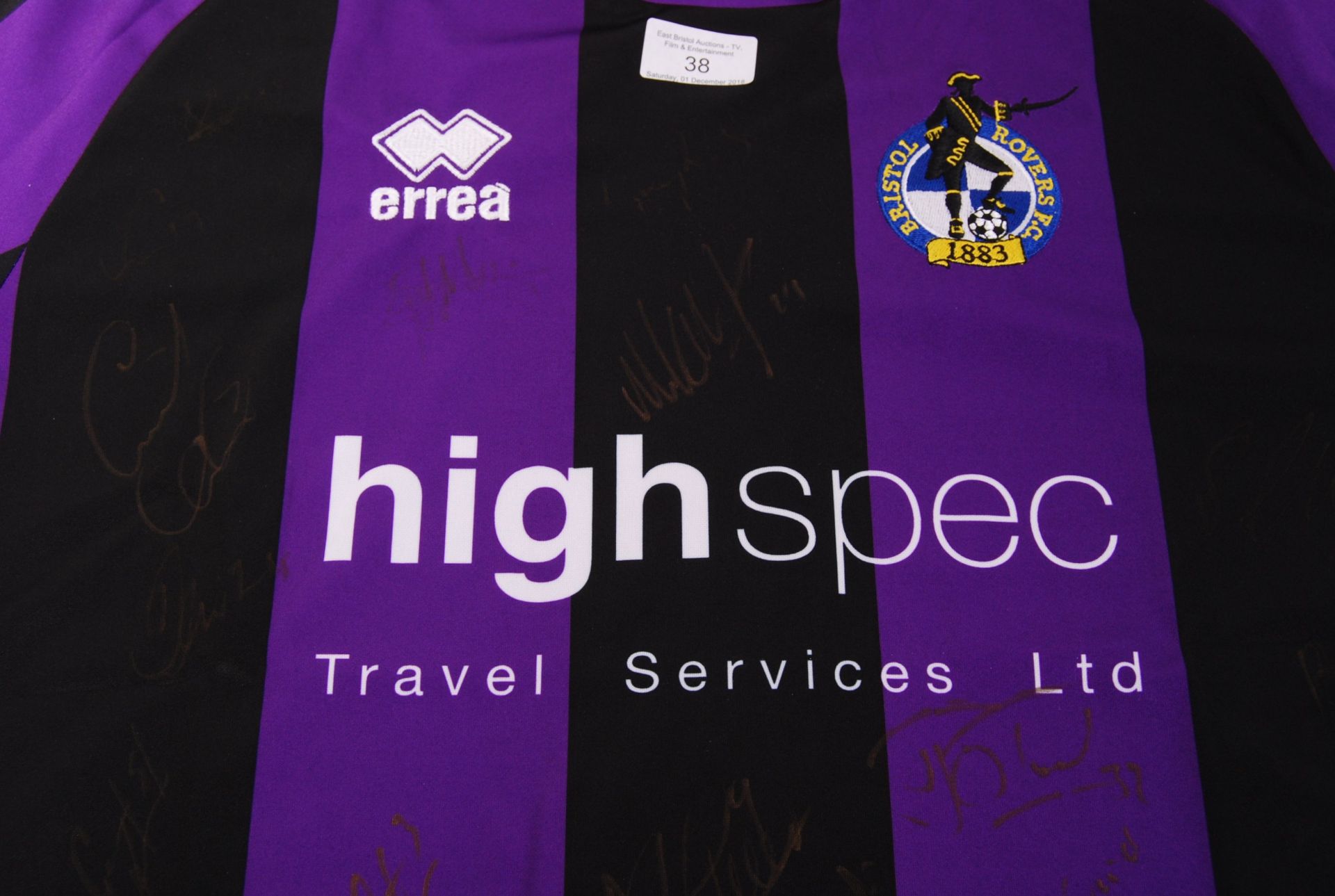 BRISTOL ROVERS FOOTBALL AUTOGRAPHED SHIRT - Bild 2 aus 4