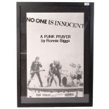 RARE SEX PISTOLS ' NO ONE IS INNOCENT ' PROMOTIONAL POSTER