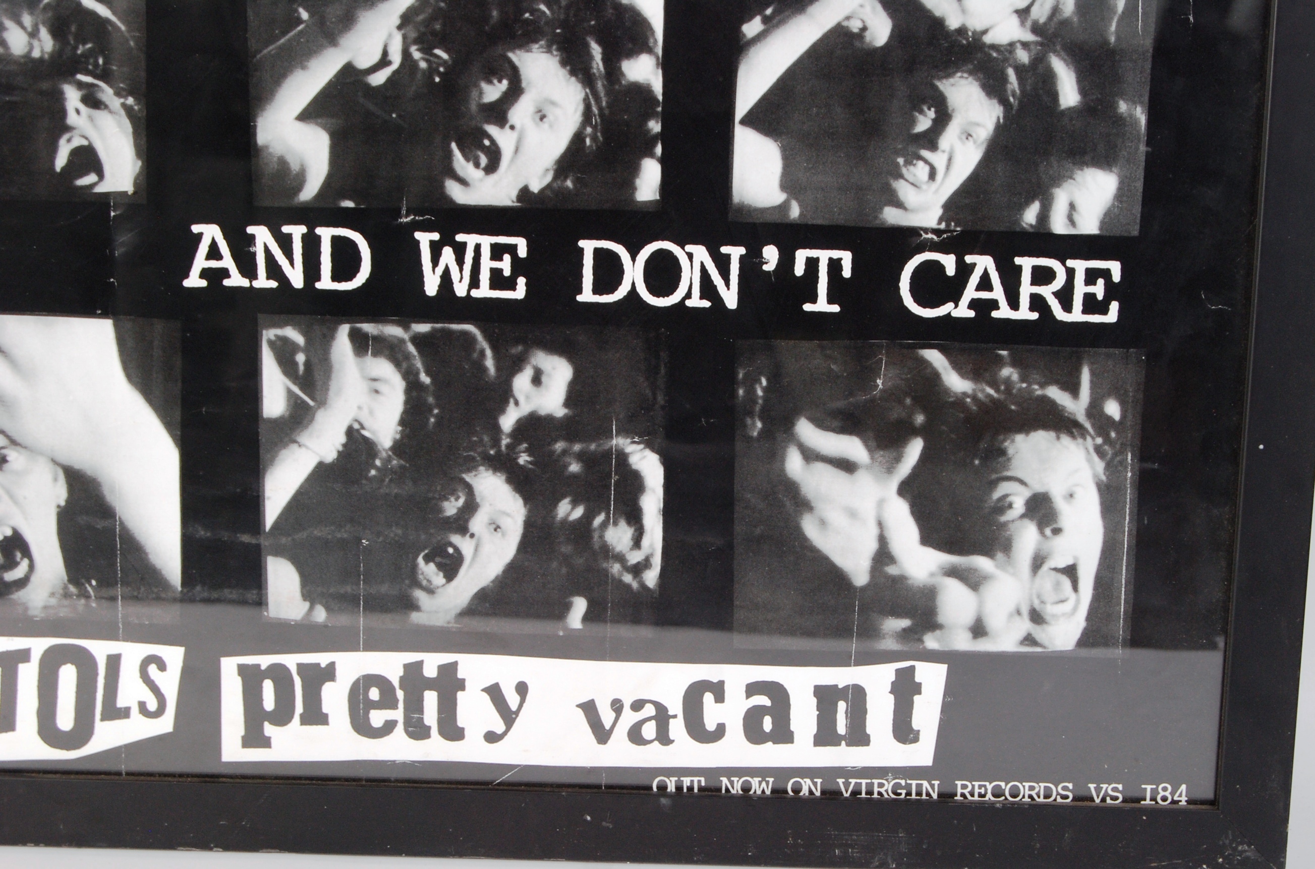 RARE SEX PISTOLS ' PRETTY VACANT ' SINGLE PROMO RELEASE POSTER - Image 2 of 4