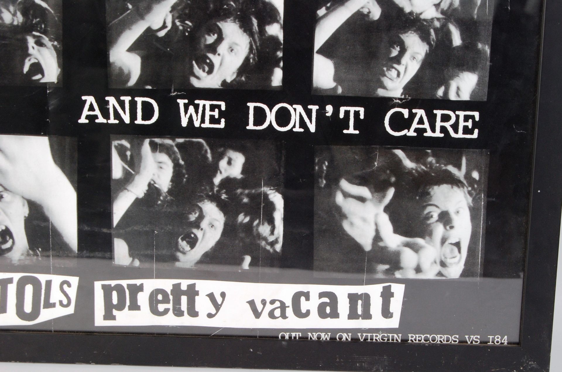 RARE SEX PISTOLS ' PRETTY VACANT ' SINGLE PROMO RELEASE POSTER - Bild 2 aus 4