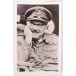 ARTHUR LOWE - DAD'S ARMY - HAND SIGNED PHOTOGRAPH