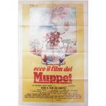 THE MUPPETS MOVIE (1979) ITALIAN MOVIE ADVERTISING FILM POSTER