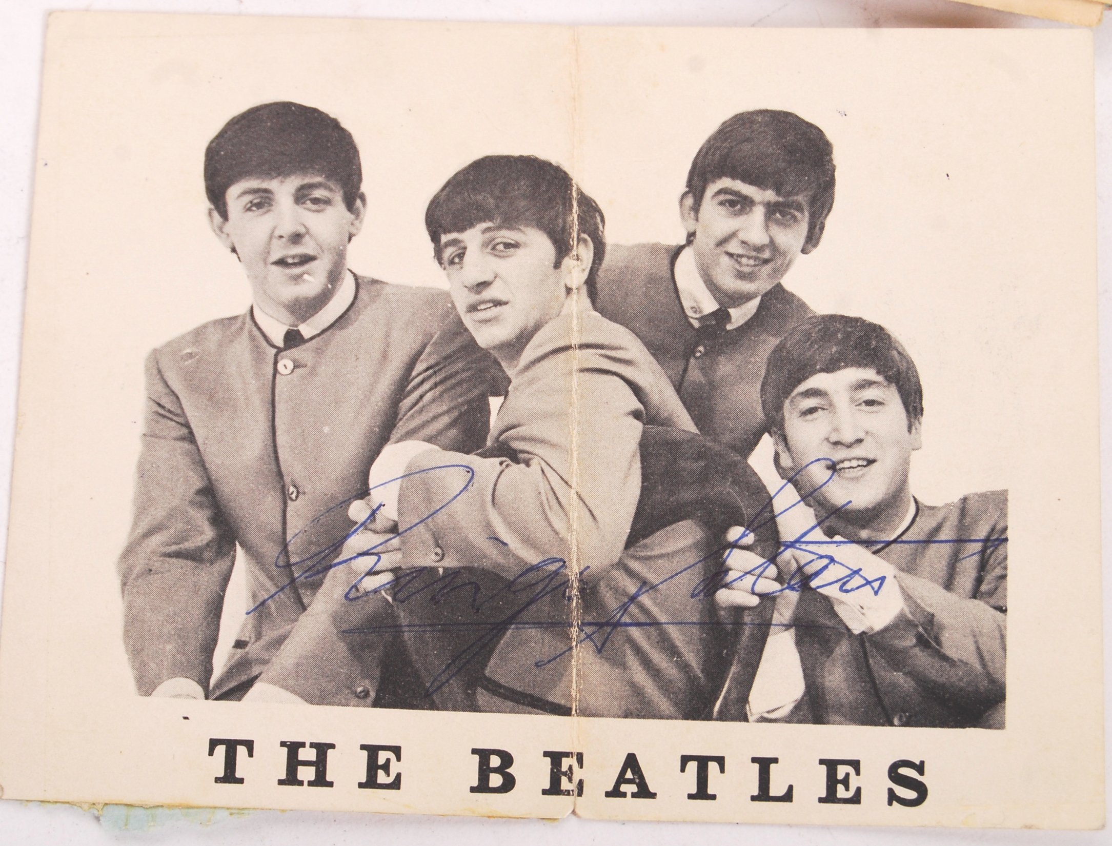 INCREDIBLY RARE PERSONAL BEATLES AUTOGRAPH COLLECTION & RELATED - Image 3 of 12