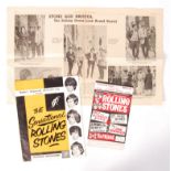 RARE ORIGINAL VINTAGE ROLLING STONES 1964 FIRST UK TOUR EPHEMERA