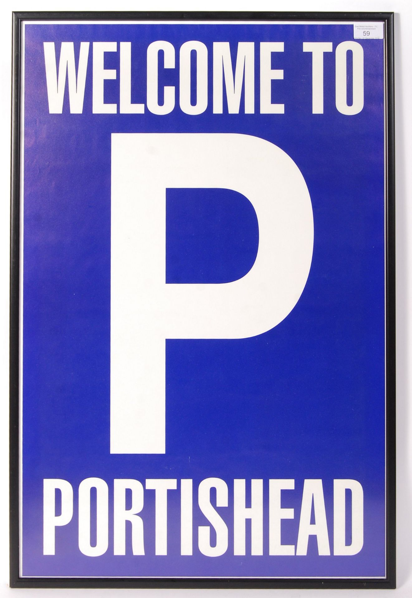 ' WELCOME TO PORTISHEAD ' PROMOTIONAL MUSIC POSTER