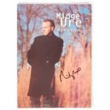 MIDGE URE - ULTRAVOX - AUTOGRAPHED PROGRAMME