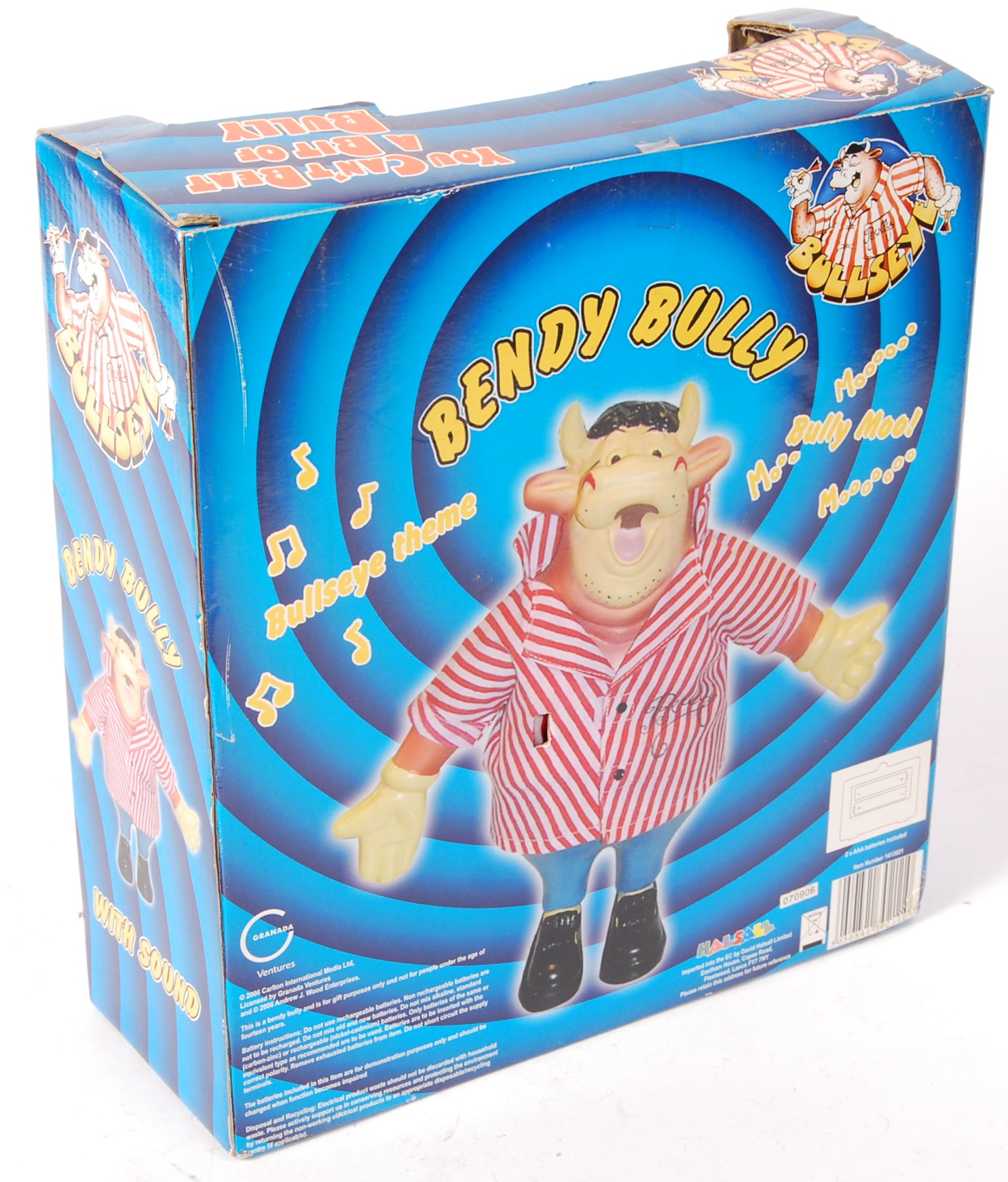 RARE VINTAGE BULLSEYE ' BENDY BULLY ' FIGURE - Image 3 of 3