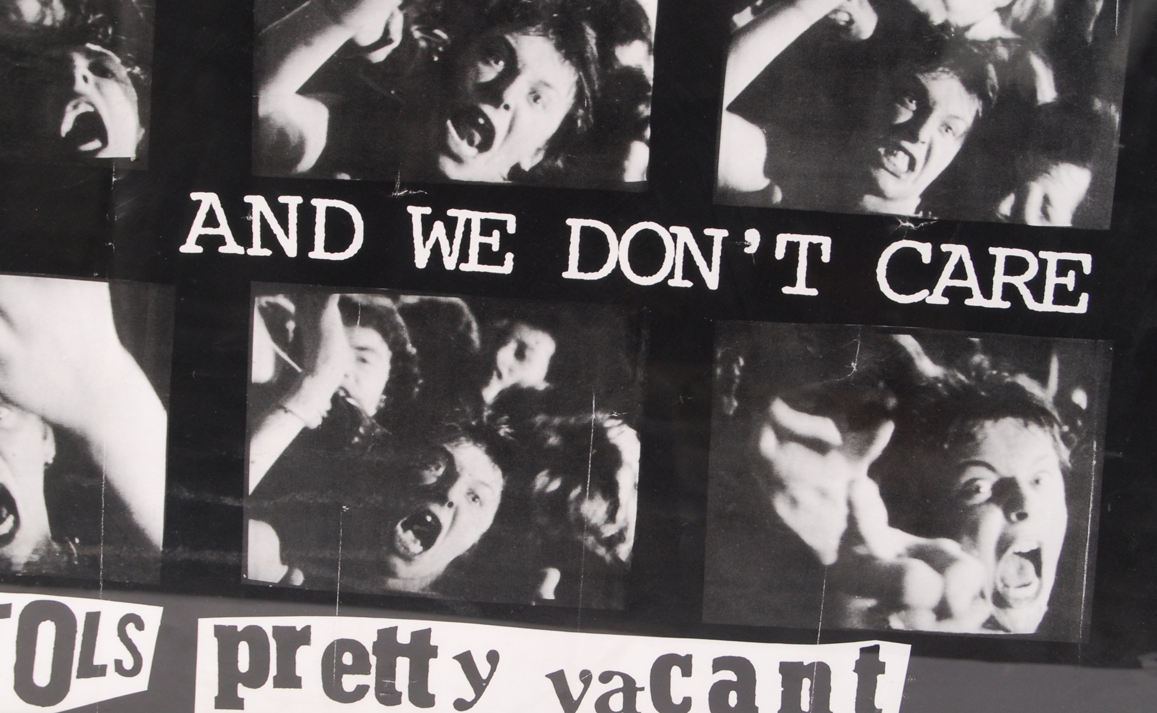 RARE SEX PISTOLS ' PRETTY VACANT ' SINGLE PROMO RELEASE POSTER - Image 4 of 4