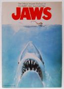 JAWS - OFFICIAL SOUVENIR BROCHURE - CINEMA ADVERTISING EPHEMERA