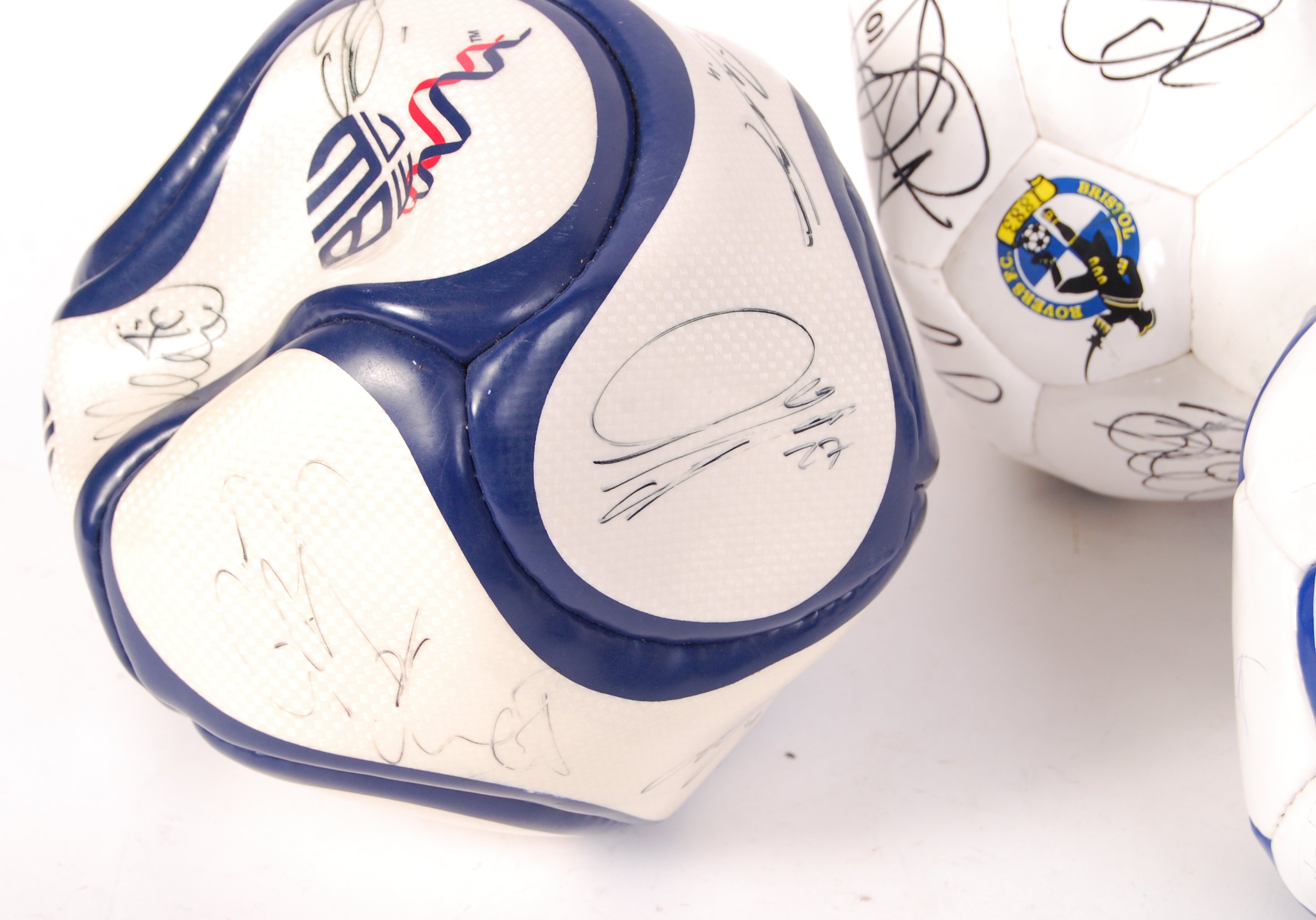 AUTOGRAPHED FOOTBALLS - BRISTOL ROVERS ETC - Image 3 of 5