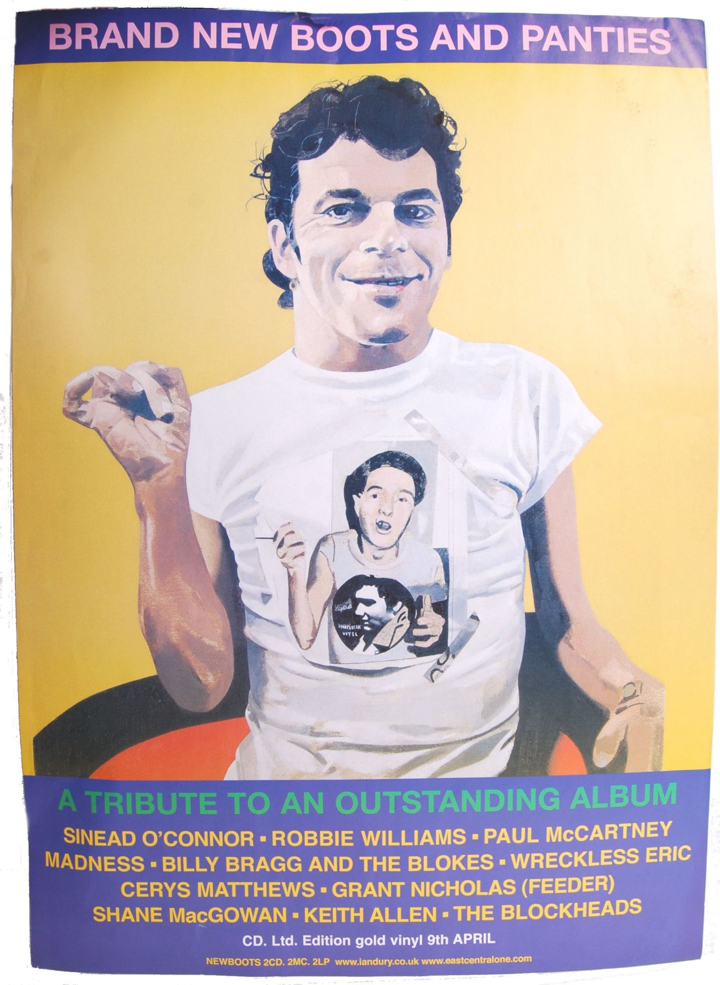 IAN DURY & THE BLOCKHEADS - BRAND NEW BOOTS & PANTIES POSTER