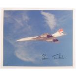 BRIAN TRUBSHAW - CONCORDE TEST PILOT - AUTOGRAPHED PHOTO