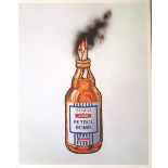 RARE BANKSY 'TESCO VALUE PETROL BOMB' LIMITED EDITION PRINT - BRISTOL