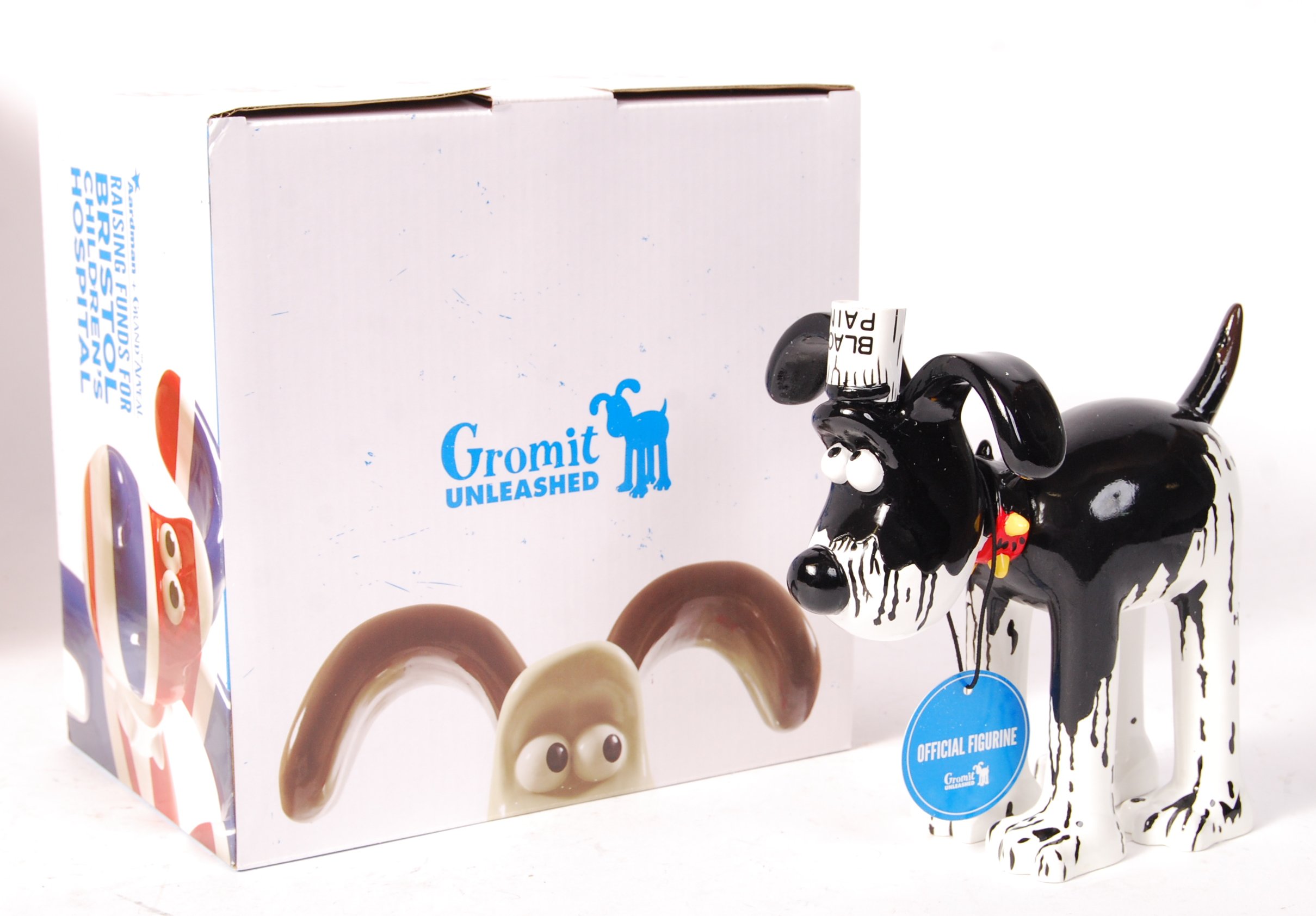 GROMIT UNLEASHED FIGURINE ' WATCH OUT, GROMIT! ' BOXED