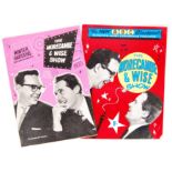 MORECAMBE WISE VINTAGE THEATRE PROGRAMMES