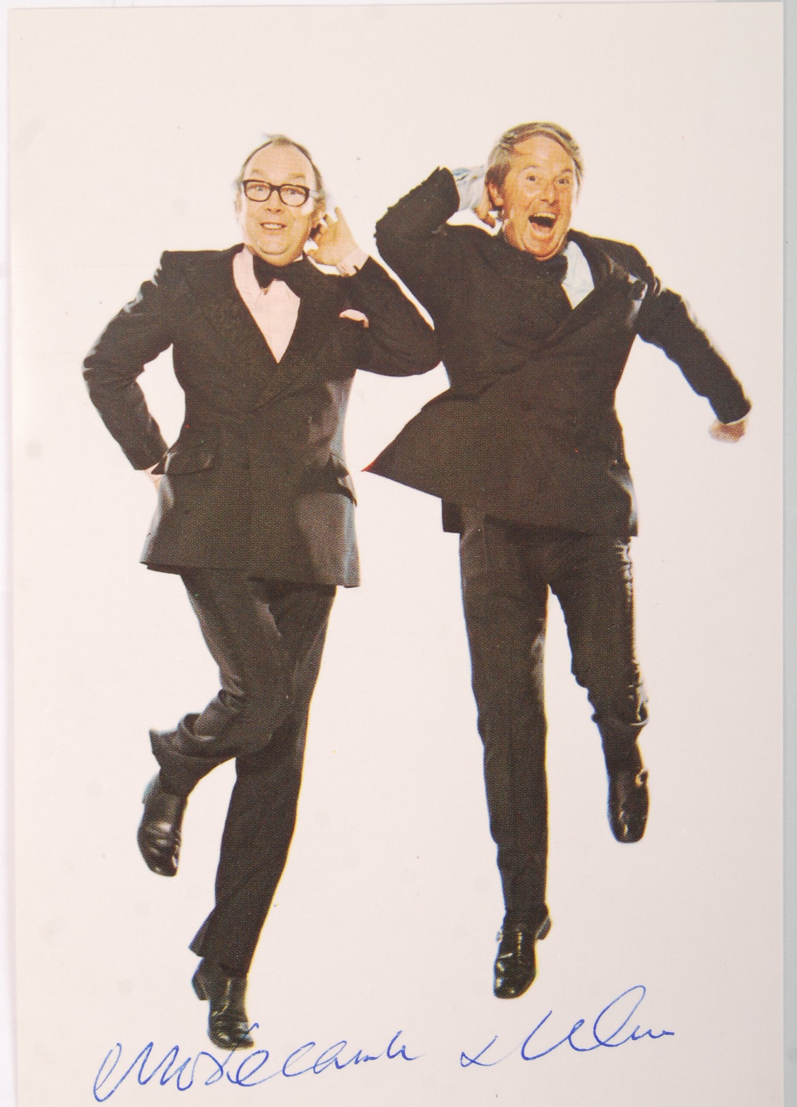 MORECAMBE & WISE - ORIGINAL SIGNED PUBLICITY PHOTOGRAPH - Image 2 of 3