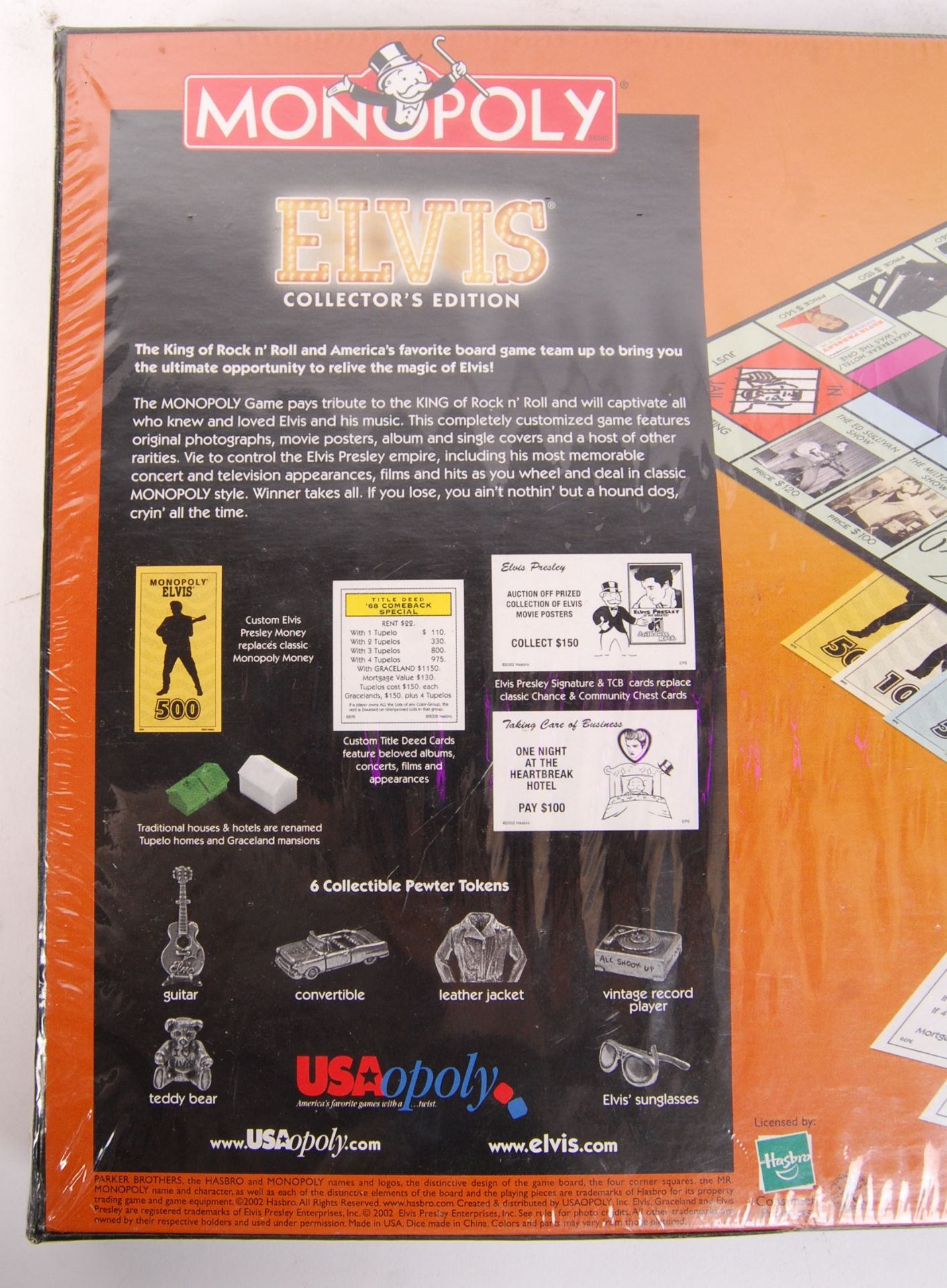 OFFICIAL ELVIS PRESLEY COLLECTABLE MONOPOLY BOARD GAME - Bild 4 aus 4