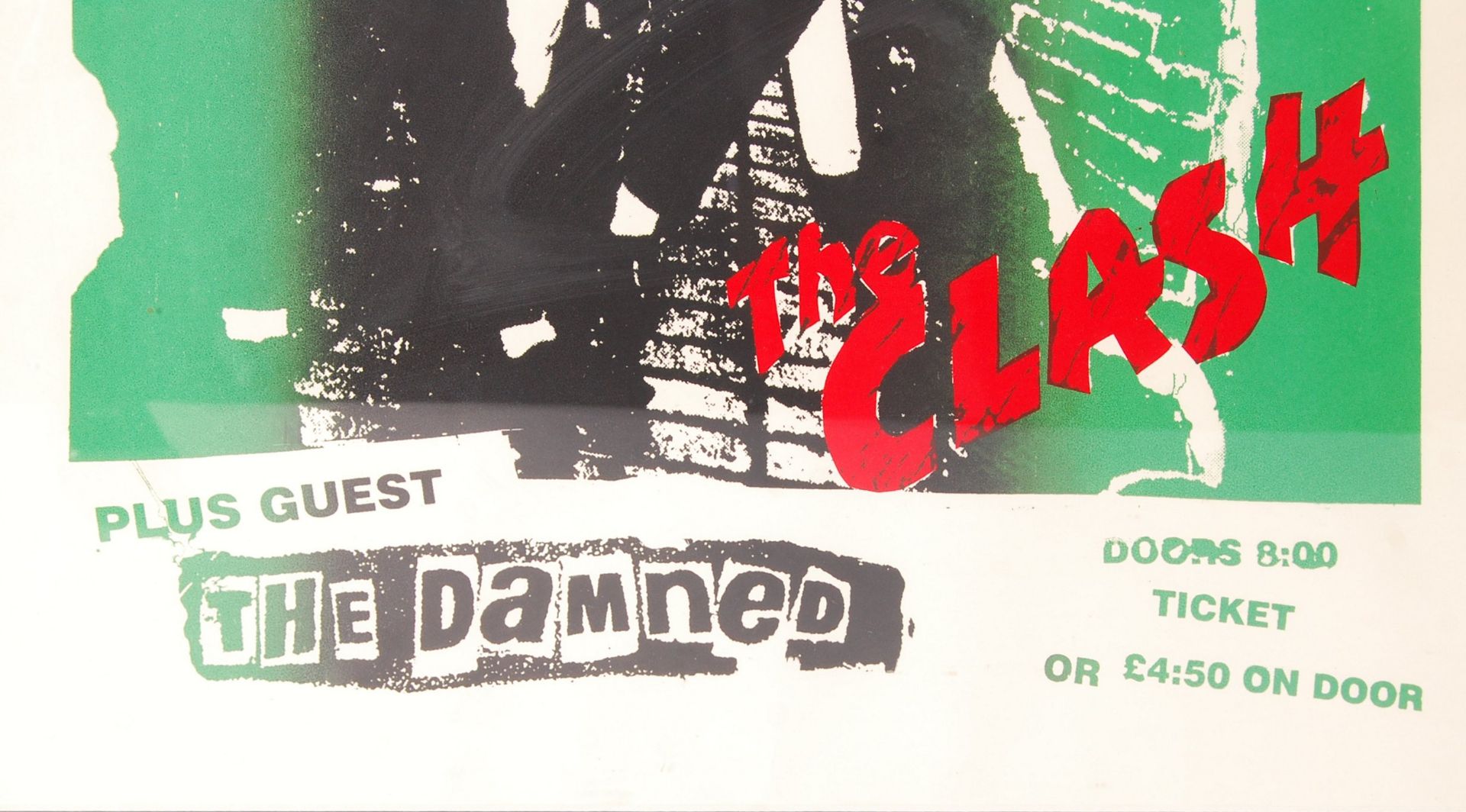 ' THE CLASH ' ORIGINAL VINTAGE TOUR POSTER - LOCAL INTEREST - Bild 5 aus 5