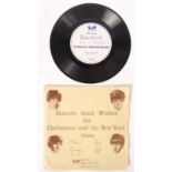 RARE OFFICIAL BEATLES FAN CLUB CHRISTMAS FLEXI DISC RECORD