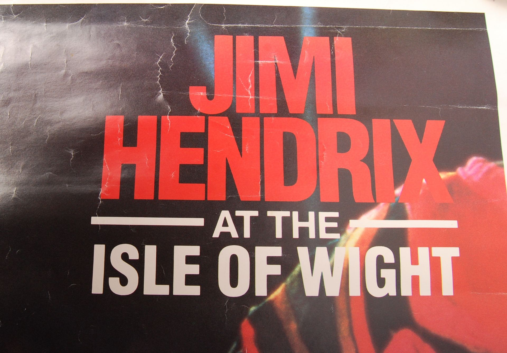 VINTAGE JIMI HENDRIX AT THE ISLE OF WIGHT POSTER - Bild 4 aus 5