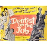 A ( 1951 ) ' DENTIST ON THE JOB ' MOVIE CINEMA ADVERTISING FILM POSTER