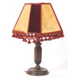 RARE THEATRICAL THEATRE LAMP WITH AUTOGRAPHED SHADE