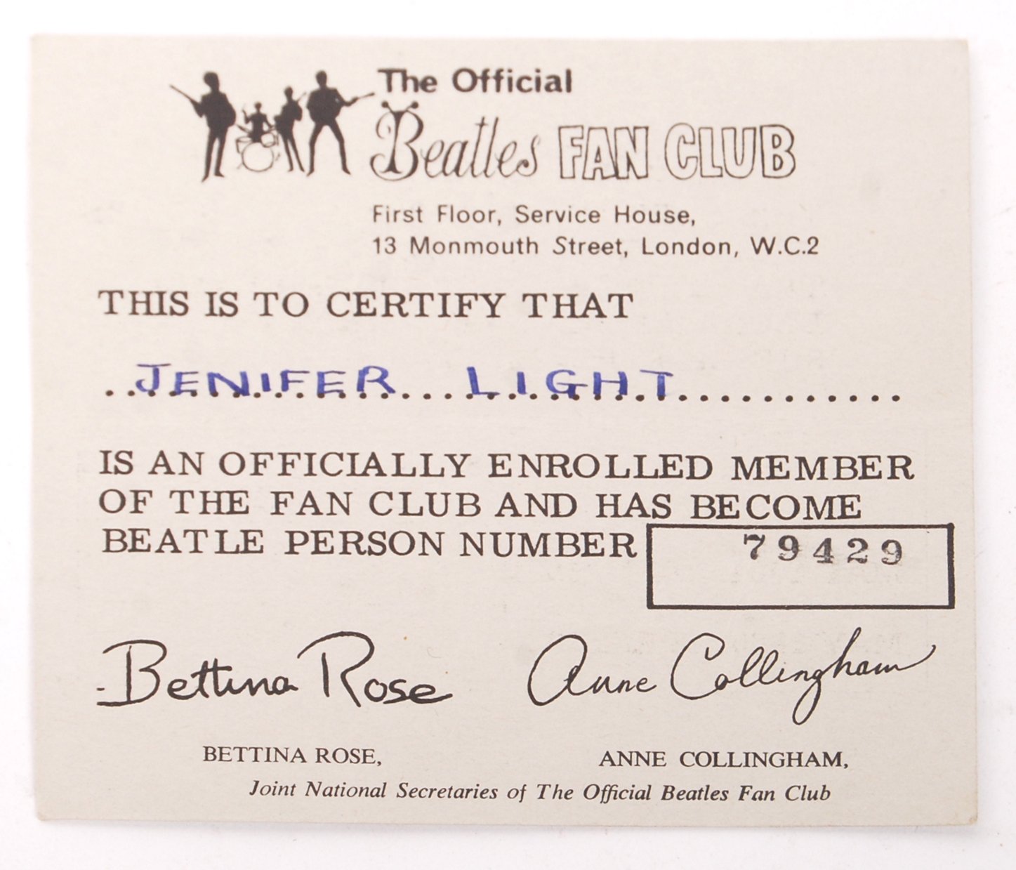 INCREDIBLY RARE PERSONAL BEATLES AUTOGRAPH COLLECTION & RELATED - Image 8 of 12