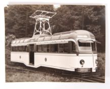 RARE PROTOTYPE BLACKPOOL TRAM MANUFACTURER'S PHOTO