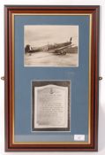 RARE WWII SECOND WORLD WAR SPITFIRE PRESENTATION