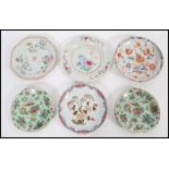 A collection of 18th & 19th century Chinese ceramics to include an Imari plate, famille rose plate