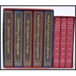 Two sets of sleeved Folio Society books to include 'The Story of the Renaissance' by G. R. Elton (