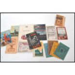A collection of early 20th Century booklets / ephemera to include an early 20th Century 'Official