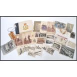 A collection of late 19th / early 20th century photographs and CDVs along with a Visit to RAF