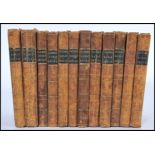 Twelve volumes of 'The History of the Decline and Fall of the Roman Empire' by Edward Gibbon, Basil: