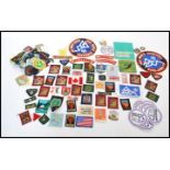 A collection of vintage 20th Century Scout badges and stickers dating from the 1970's to include