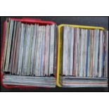 A large collection of vintage vinyl record long play LPs records to include mostly classical and big