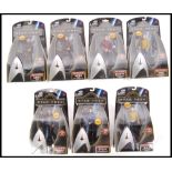 PLAYMATES STAR TREK WARP COLLECTION ACTION FIGURES