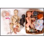 ANTIQUE & VINTAGE DOLLS - BISQUE, PLASTIC & OTHER