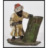 An early 20th century cold painted bronze miniatur