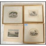 A group of 19th century Victorian Engravings to include Clifton Christ Church Newman and Co, Bristol
